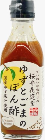 櫻井花筵堂 柚子芝麻柑橘醋醬油200ml